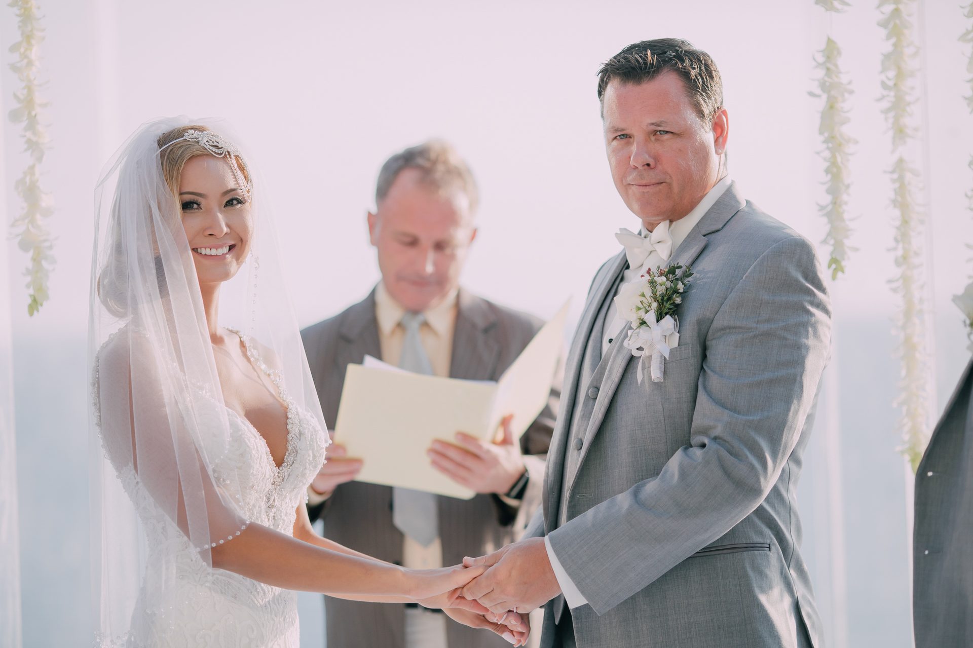 Beachfront villa ceremony — Villa Aquila, Phuket